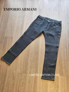 希少！EMPORIO ARMANI 黒 シルク混ベロアパンツ 希少！EMPORIO ARMANI 黒 シルク混ベロアパンツ - メルカリ