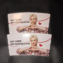 ゴンチャ　Stray Kids Felix　コラボドリンクスリーブ