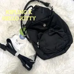 【未使用】キプリング　kipling　ハローキティコラボ　ハンドバッグ　2way