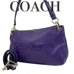 コーチ　チャーリー　ショルダーバッグ　2way ホースアンドキャリッジ　エンボス