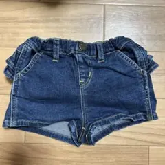 BREEZE フリル付きダークデニムショートパンツ ⭐︎90