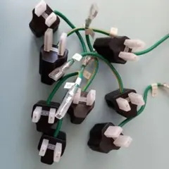 まとめ売り！変換ケーブル 3ピン→2ピン 変換ケーブル 変換コネクタ アース