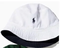 POLO RALPH LAUREN BEAMSリバーシブルバケットハット　ポロ