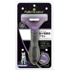 ファーミネーター 猫用 M/L 短毛種用 4.5kg〜 紫 正規品 抜け毛ブラシのサムネイル