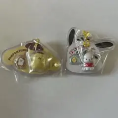 サンリオ　キャラクターズ　パッケージチャーム　2点セット　ポチャッコ　プリン