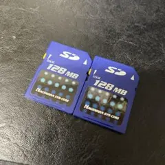 HAGIWARA SYS-COM SDカード 128MB 2枚セット