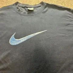 古着　90s 00s Tシャツ　ナイキ　メンズ　スウッシュ　黒 ビッグスウッシュ
