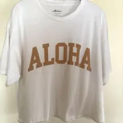 Mahina ALOHA Tシャツ ホワイト