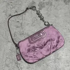 COACH Y2K Signature Pink Accessory Pouch