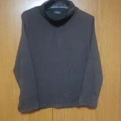 Nini Lack ダークブラウン タートルネック長袖