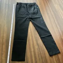 黒 スキニーパンツ ゴムウエスト