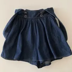 INGNI イング デニム キュロット サス付き