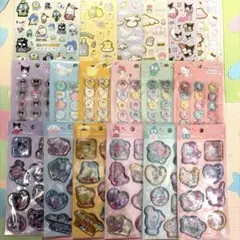 正規品　ウォーターシール　おはじきふう　サンリオ18点　まとめ売り