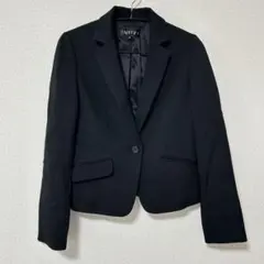 INDIVI ブラック ジャケット