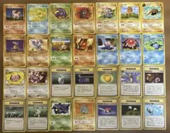 ポケモンカードゲーム44枚 雷タイプ まとめ売り 旧裏 初期 ポケカ