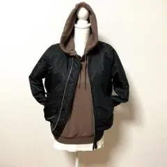 ＳＬＹ黒 ボマージャケット