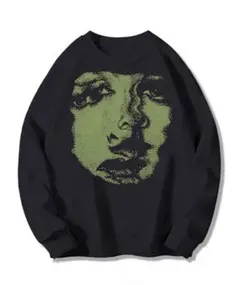 【big face print sweat /クルーネックスウェット】