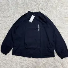 ☆未使用タグ付き　ユニクロ　スムースコットン　フリル　Tシャツ　160