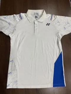 YONEX ポロシャツ ホワイト/ブルー
