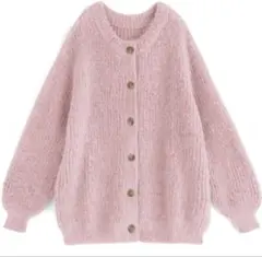 GRLウール混ニットロングカーディガン[an1284]