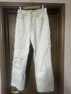 kutir ホワイトデニムパンツ