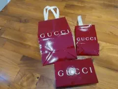 GUCCI ショップ袋 箱 リボン 巾着 セット GUCCI ショッパー 、ギフトボックス 、巾着、 領収書入れ、リボン