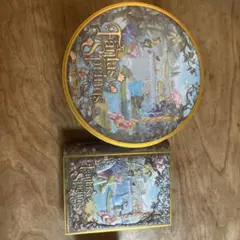 ディズニー ファンタジースプリングス 缶 本 ブック缶 パスタスナック セット