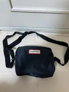 HUNTER ショルダーバッグ ブラック 黒