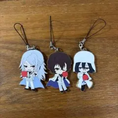 文豪ストレイドッグス ラバーストラップ 太宰治 ドストエフスキー 澁澤龍彦