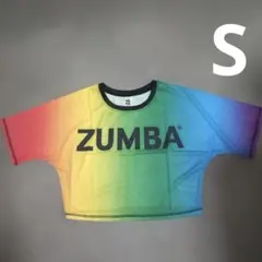 ZUMBA レインボーメッシュトップス