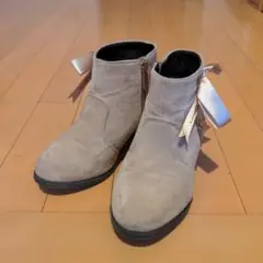 美品☆ALGY女の子用ショートブーツ 21センチ