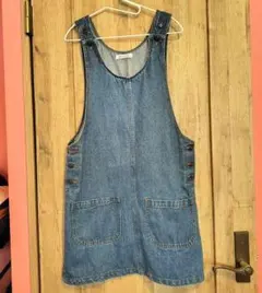 デニム ジャンパースカート