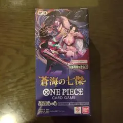 蒼海の七傑 BOX ボックス ワンピースカードONEPIECE テープ付き - メルカリ