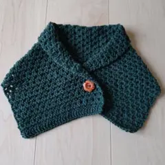 ハンドメイド　ミニマフラー　つけ襟