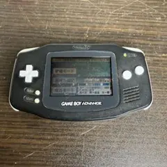 動作品】ゲームボーイアドバンス 本体ブラック（AGB-001）動作確認済