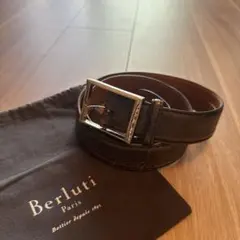 【再値下げ】Berluti ベルト カリグラフィ スクエアバックルのサムネイル