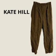 KATE HILL ワイドパンツ オリーブ色 petite