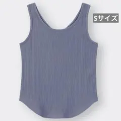 【匿名配送】GU リブタンクトップ Sサイズのサムネイル