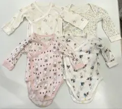 ユニクロ　ロンパース　70㎝ × 3枚、80㎝ × 1枚