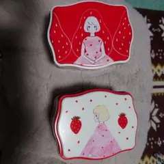 いちごの日 空き缶2個セット