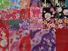 ちりめん生地 セット 和柄 桜柄