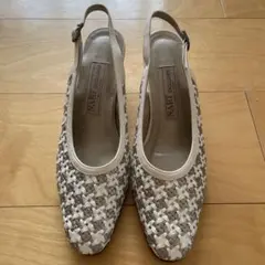 NART EXCELLENCE 編み込みスリングバックヒール