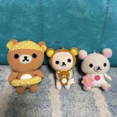 リラックマ マスコットキーチェーン セット レア スカーフマスコット