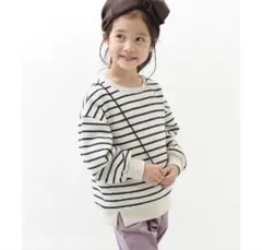 デビロック♡裾スリットトレーナー 子供服 キッズ 女の子 トップスパーカー100