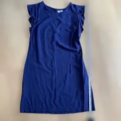 Old Navy ノースリーブ レーヨン ワンピース 紺色のサムネイル