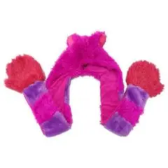 ディズニー チェシャ猫 マフラーキャップ、、帽子マフラー