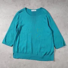 【美品】CHRISTIAN AUJARD リベルテ リブニット 七分袖 13 L