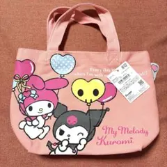 クロミ マイメロディー カラーマチ付きバッグ トートバッグ ミニトート