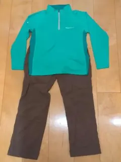 mont-bell 140サイズ 長袖シャツとパンツセット