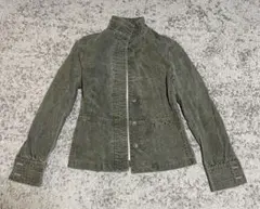 【美品】MICHEL KLEIN ミッシェルクラン ジャケット チャコール 38